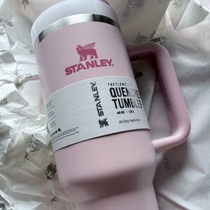 Stanley Pink Tumbler with Handle 40oz